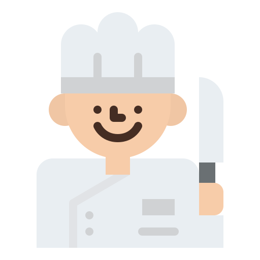 chef Iconixar Flat icoon
