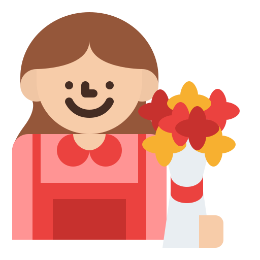 Florist Iconixar Flat icon