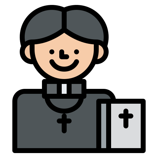 sacerdote Iconixar Lineal Color icona