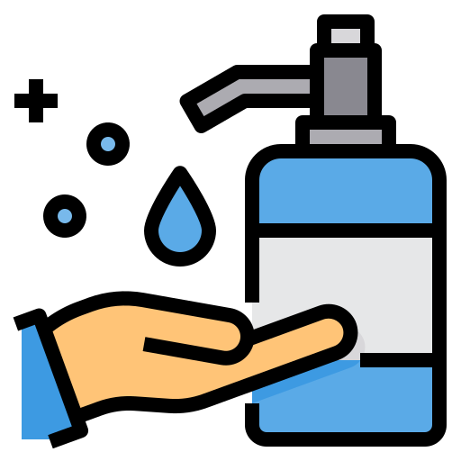 Мытье рук itim2101 Lineal Color иконка