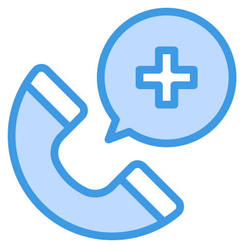 Call center itim2101 Blue icon