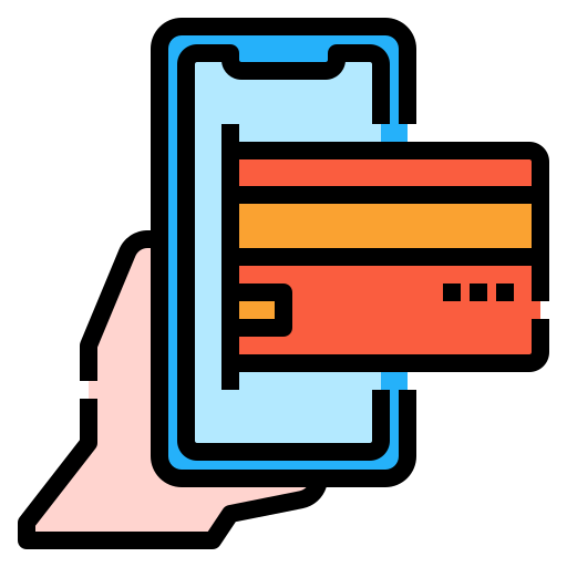 Credit card Linector Lineal Color icon