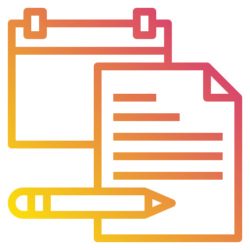 kalender Payungkead Gradient icoon