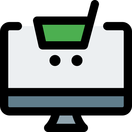 Online shopping Pixel Perfect Lineal Color icon