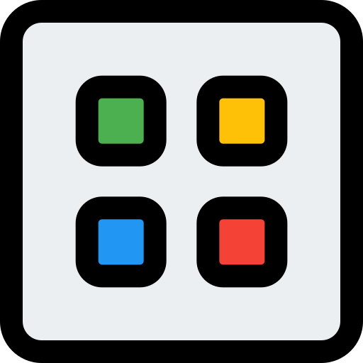 losas Pixel Perfect Lineal Color icono