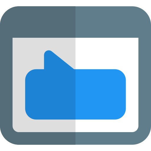 chat web Pixel Perfect Flat icona
