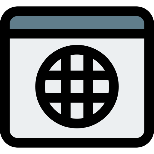 ウェブブラウザ Pixel Perfect Lineal Color icon