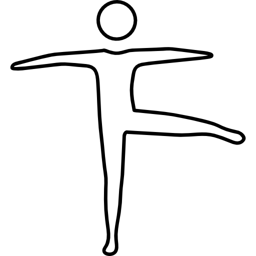 esquema de bailarina  icono