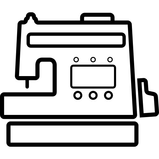 Sewing machine outline  icon