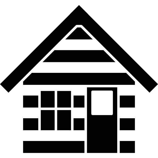 Cabin house outline  icon
