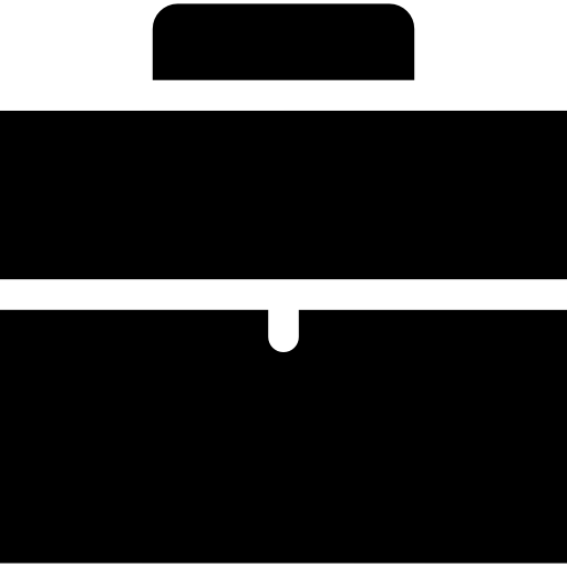 profilo della valigia  icona