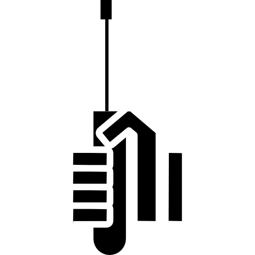 Screwdriver in a hand  icon