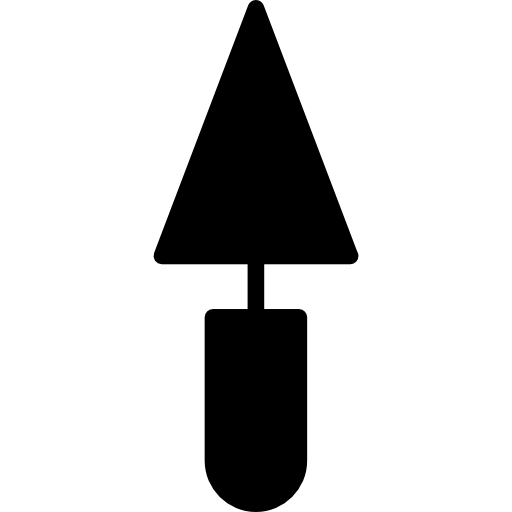driehoekige schopomtrek  icoon