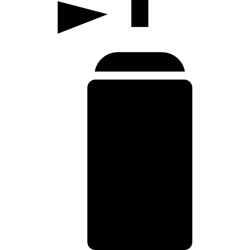 Paint spray can outline  icon