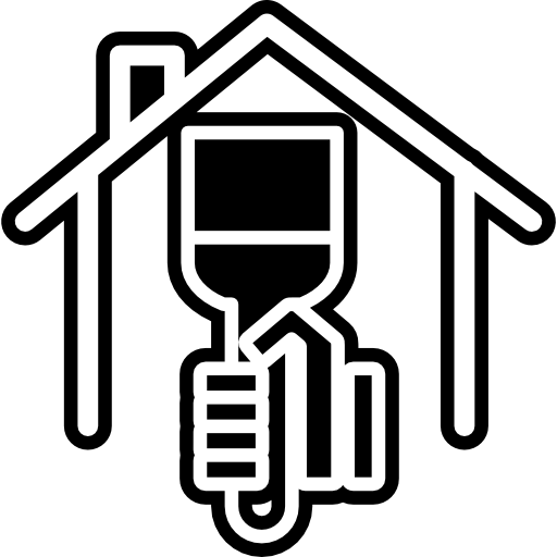 Painting home  icon