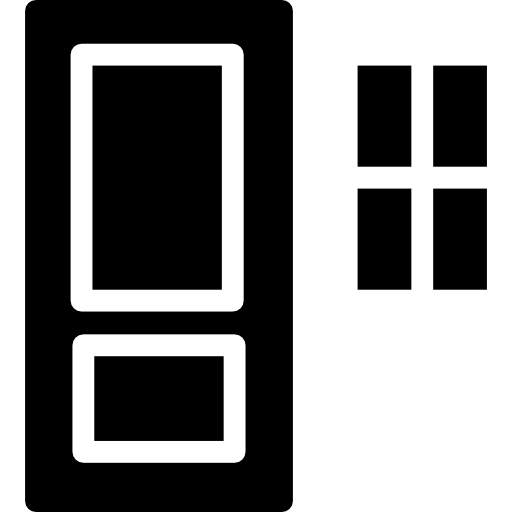 deur en raam  icoon