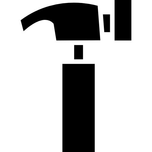 esquema de martillo  icono