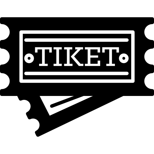 Museum ticket outline  icon