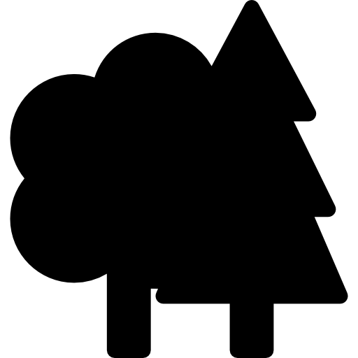 zarys drzew  ikona