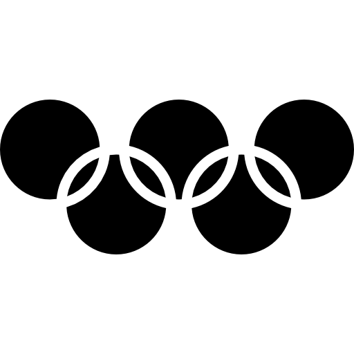 logo van de olympische spelen  icoon