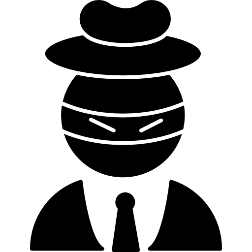 głowa stracha na wróble w stroju biznesowym  ikona