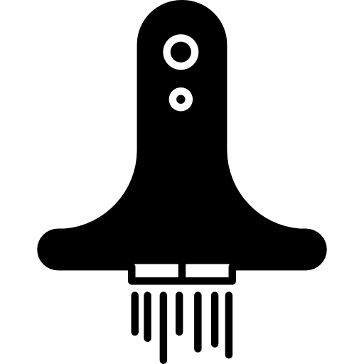 Space ship variant in launching position  icon