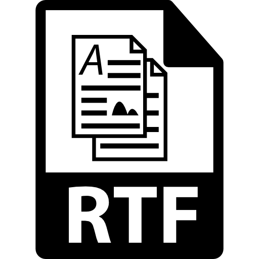 Формат значка rtf  иконка