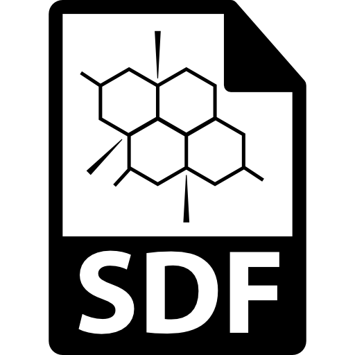 formato de archivo sdf  icono