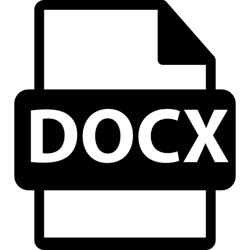 Символ формата файла docx  иконка
