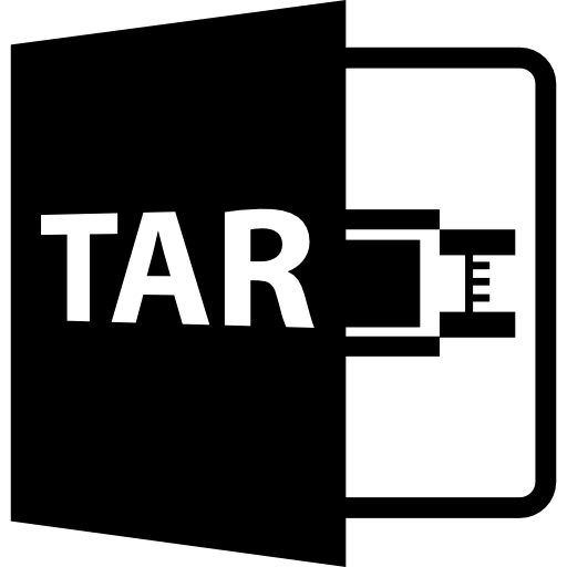 TAR open file format  icon