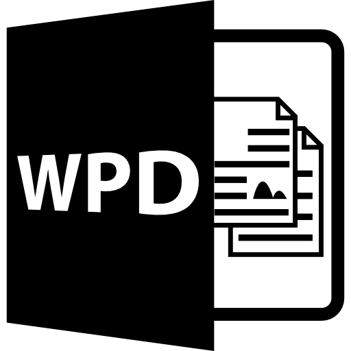 formato de archivo abierto wpd  icono