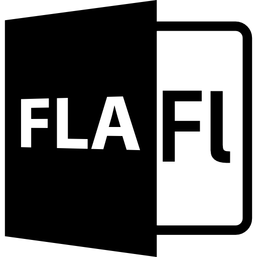 FLA open file format  icon
