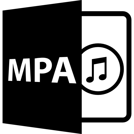 formato de archivo abierto mpa  icono