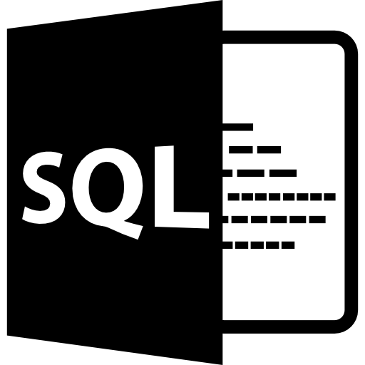 formato de archivo abierto sql  icono