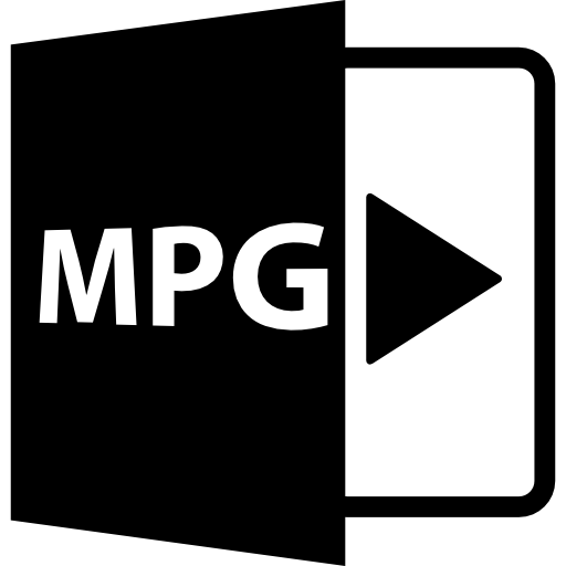 formato de archivo abierto mpg  icono