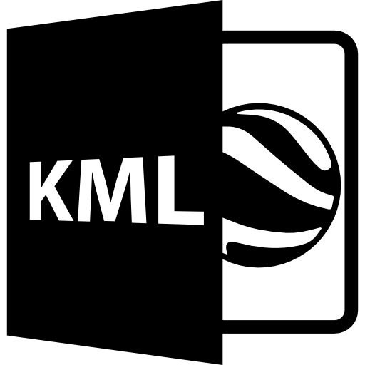formato de archivo abierto kml  icono