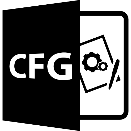 otwarty format pliku cfg  ikona