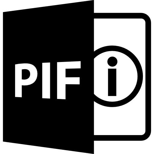 formato de archivo abierto pif  icono