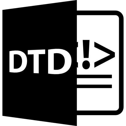dtd-bestandsindeling met codes  icoon