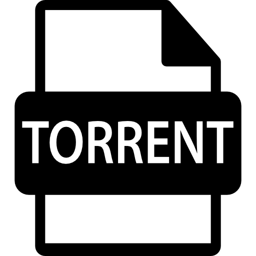 formato de archivo de símbolo torrent  icono