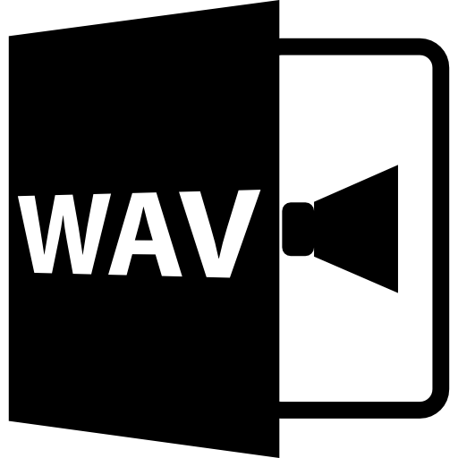 variante de formato de archivo wav  icono
