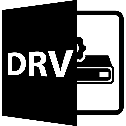 Символ формата файла drv  иконка