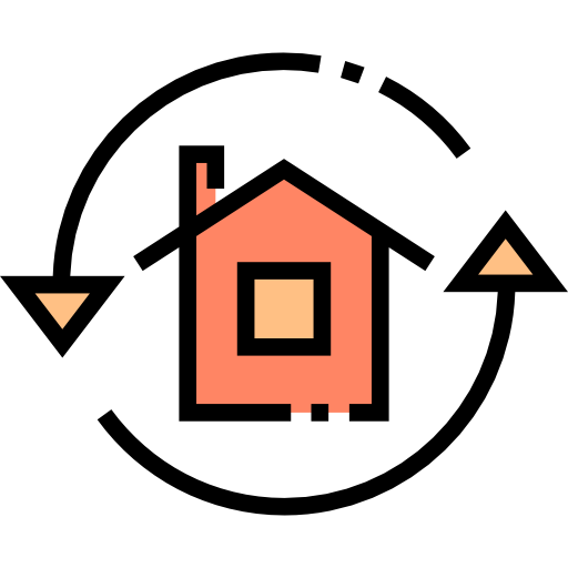 дом Detailed Straight Lineal color иконка