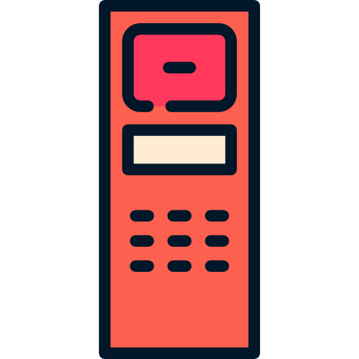 電話の受話器 Special Lineal color icon