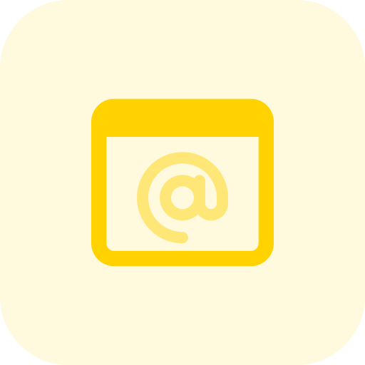 e-mail Pixel Perfect Tritone icona