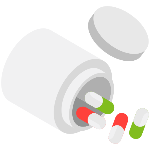 Pills bottle Generic Isometric icon