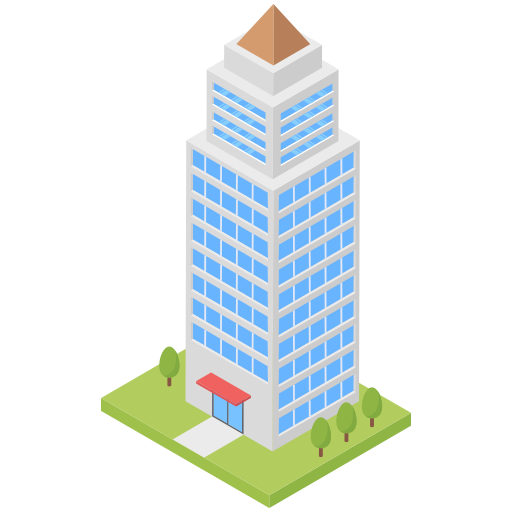Skyscraper Generic Isometric icon