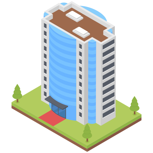 超高層ビル Generic Isometric icon