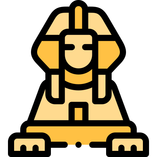 sphinx Detailed Rounded Lineal color icon