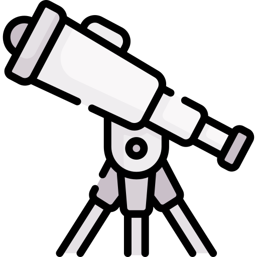 telescópio Special Lineal color Ícone